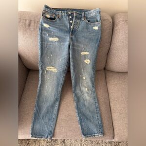 Levi’s Blue Icon Wedgie Jeans